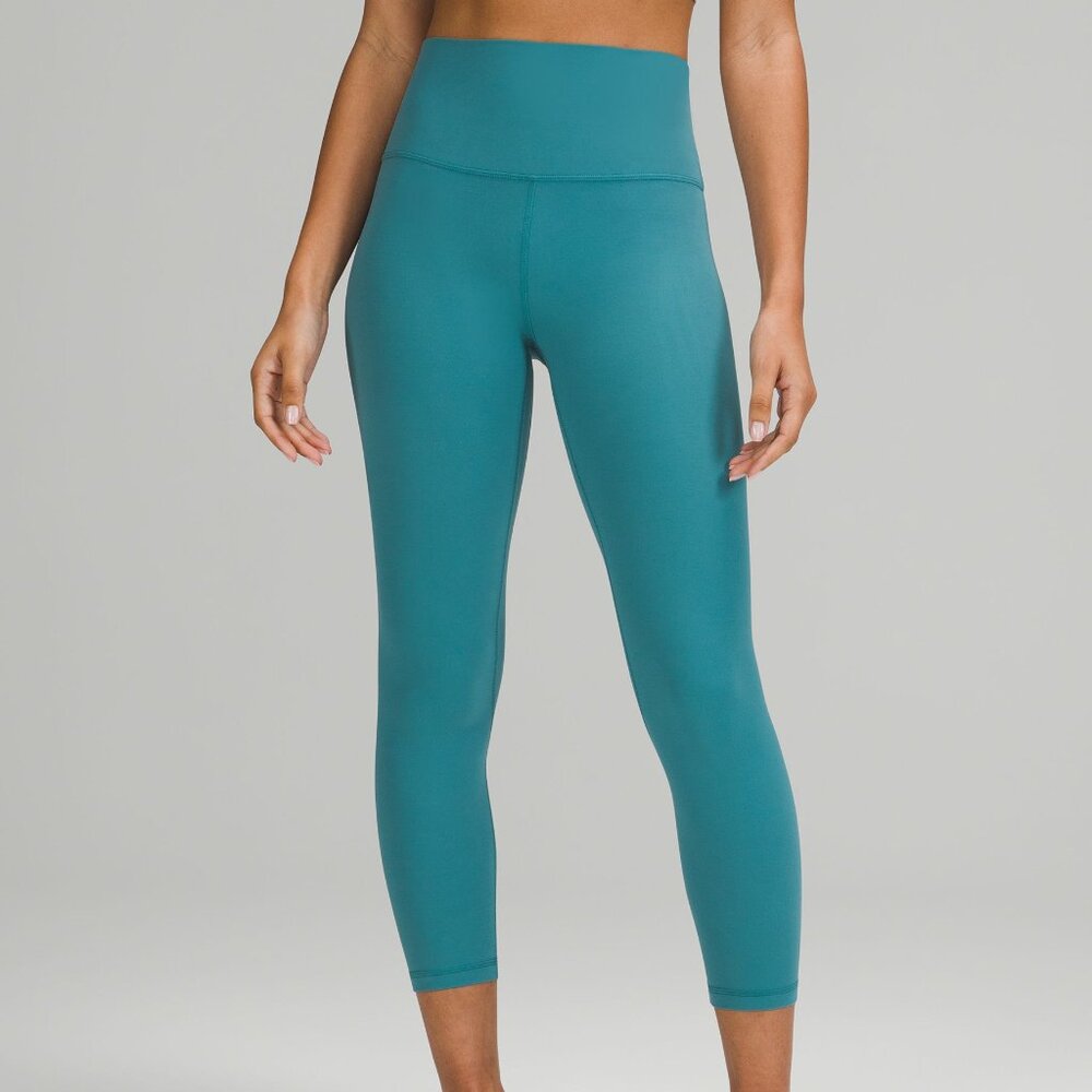 Lululemon Align High-Rise Crop 23" Size 6 Capture Blue